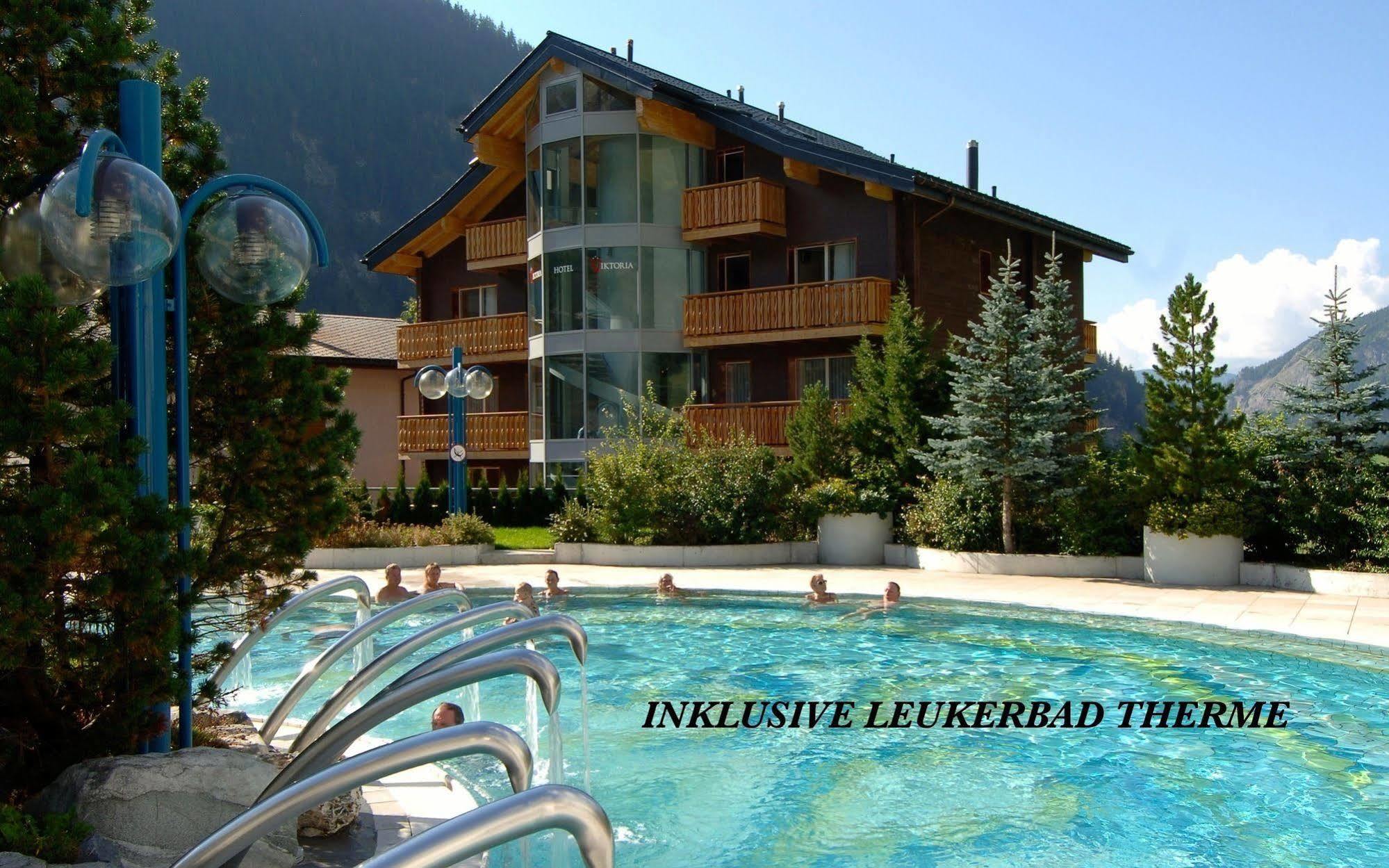 Hotel Viktoria-Leukerbad-Therme מראה חיצוני תמונה