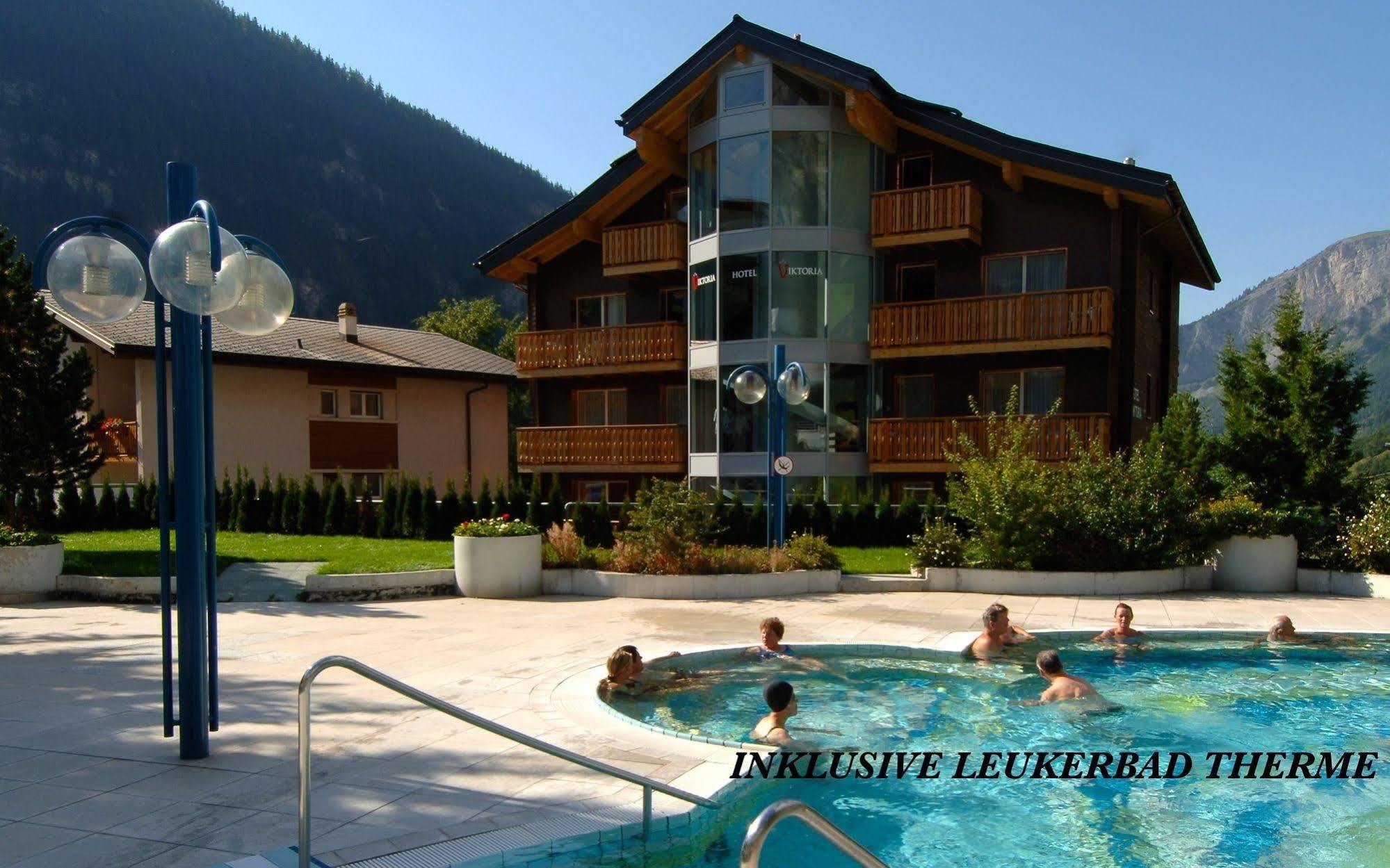 Hotel Viktoria-Leukerbad-Therme מראה חיצוני תמונה