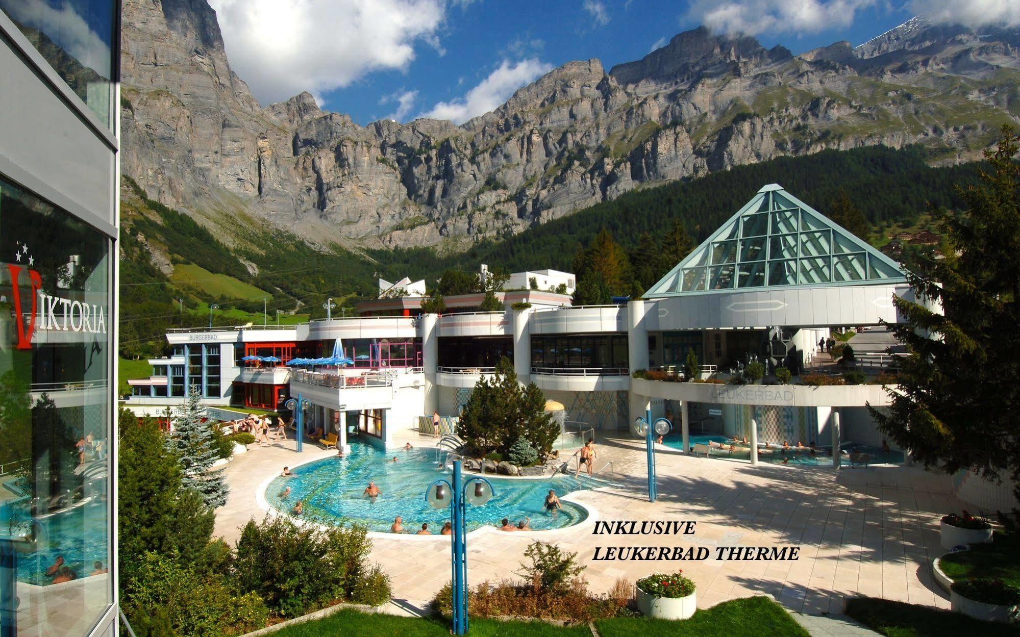 Hotel Viktoria-Leukerbad-Therme מראה חיצוני תמונה